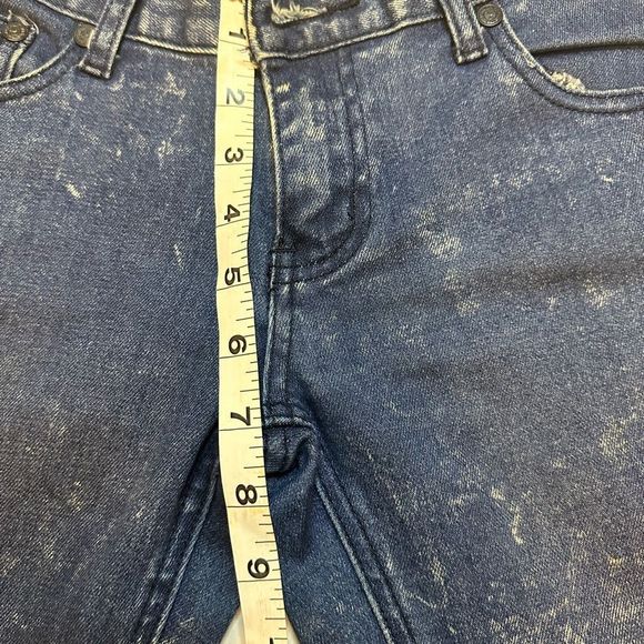 One Tuesday women's jeans medium wash stone wash bleached size 26 SALE 2/30 - Picture 9 of 10